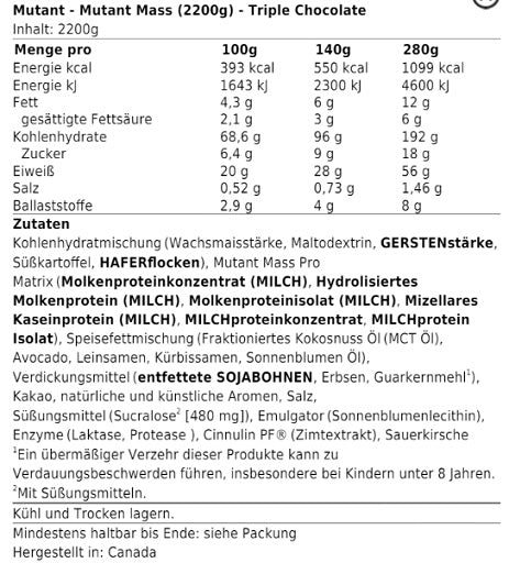 Premium  von Mutant - jetzt nur $65.42! 